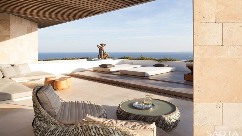 Modern Roca Llisa Villa Located in Breathtaking Ibiza in Spain by SAOTA