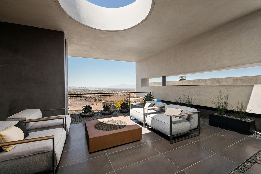 The Iconic Home in Henderson is is a multisensory experience designed to amplify the modern luxury at an unprecedented level now available for sale. This home located at 685 Dragon Peak Dr, Henderson, Nevada