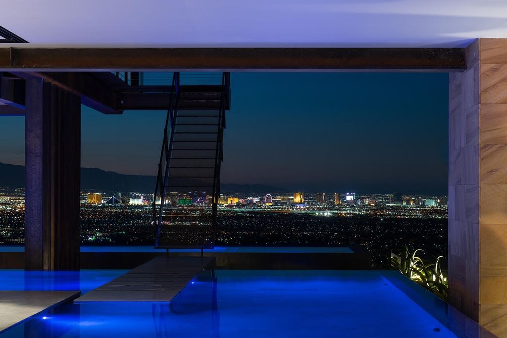 The Iconic Home in Henderson is is a multisensory experience designed to amplify the modern luxury at an unprecedented level now available for sale. This home located at 685 Dragon Peak Dr, Henderson, Nevada