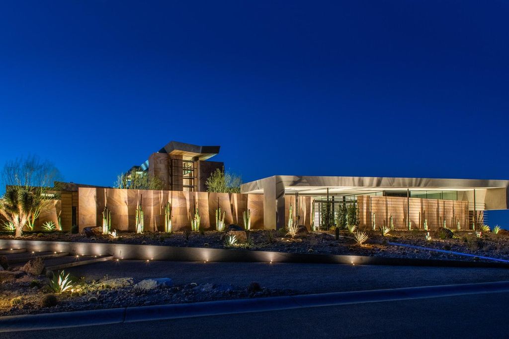 The Iconic Home in Henderson is is a multisensory experience designed to amplify the modern luxury at an unprecedented level now available for sale. This home located at 685 Dragon Peak Dr, Henderson, Nevada