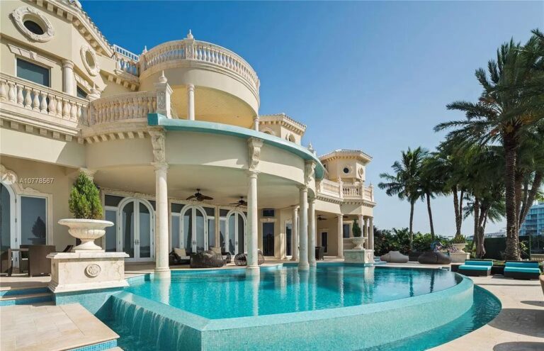 $35,000,000 Palatial Florida Mansion With Absolutely Unparalleled Finishes