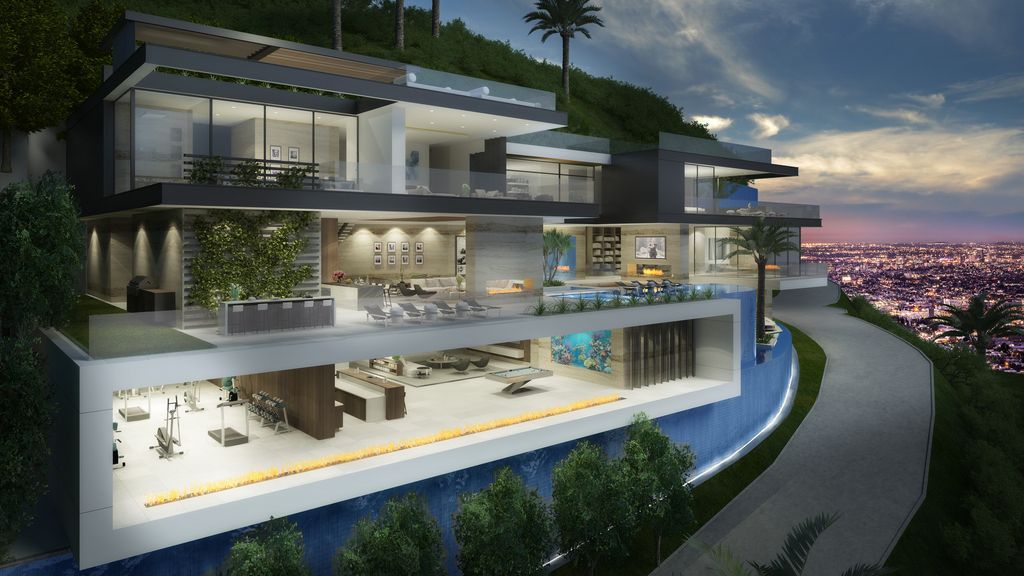 Remarkable-Hollywood-Hills-Home-with-Sky-garage-by-CLR-Design-Group-4