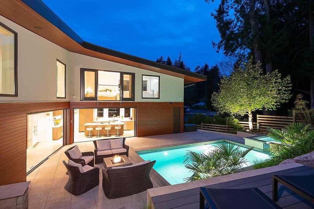 The Sophisticated yet Natural West Vancouver Home is a very special stunning home now available for sale. This home located at 4121 Rose Cres, West Vancouver, BC V7V 2N6, Canada