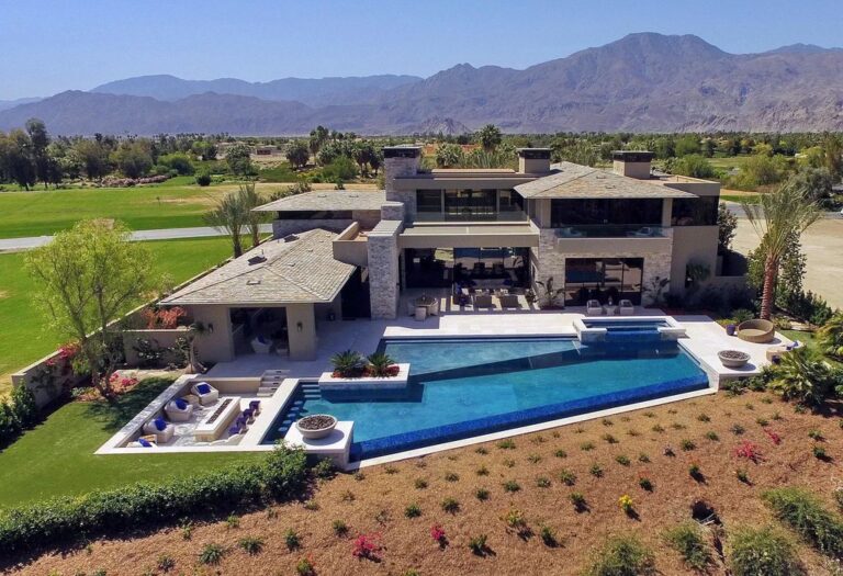 Stunning Custom Home in La Quinta offers Open Entertaining Spaces asking for $12,950,000