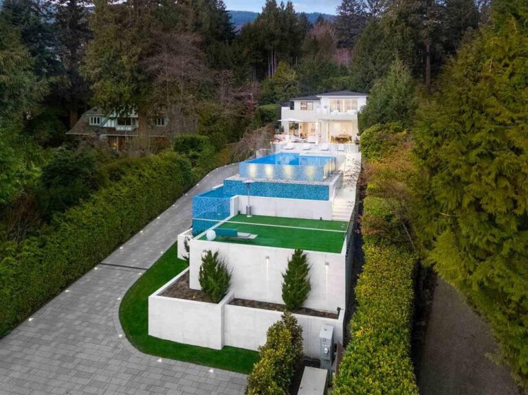 Stunning Mediterranean Inspired Luxury Residence in West Vancouver listed for C$22,000,000