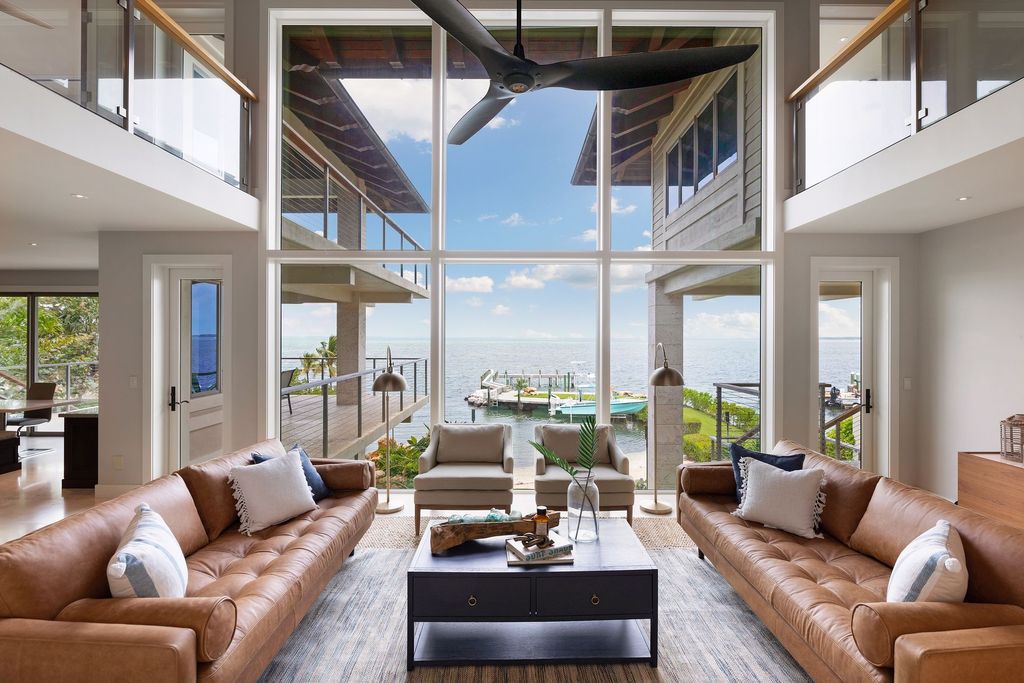 The Bayfront Home in Florida is a stunning estate with unparalleled architecture, craftsmanship and breathtaking views now available for sale. This home located at 158 Key Heights Dr, Tavernier, Florida