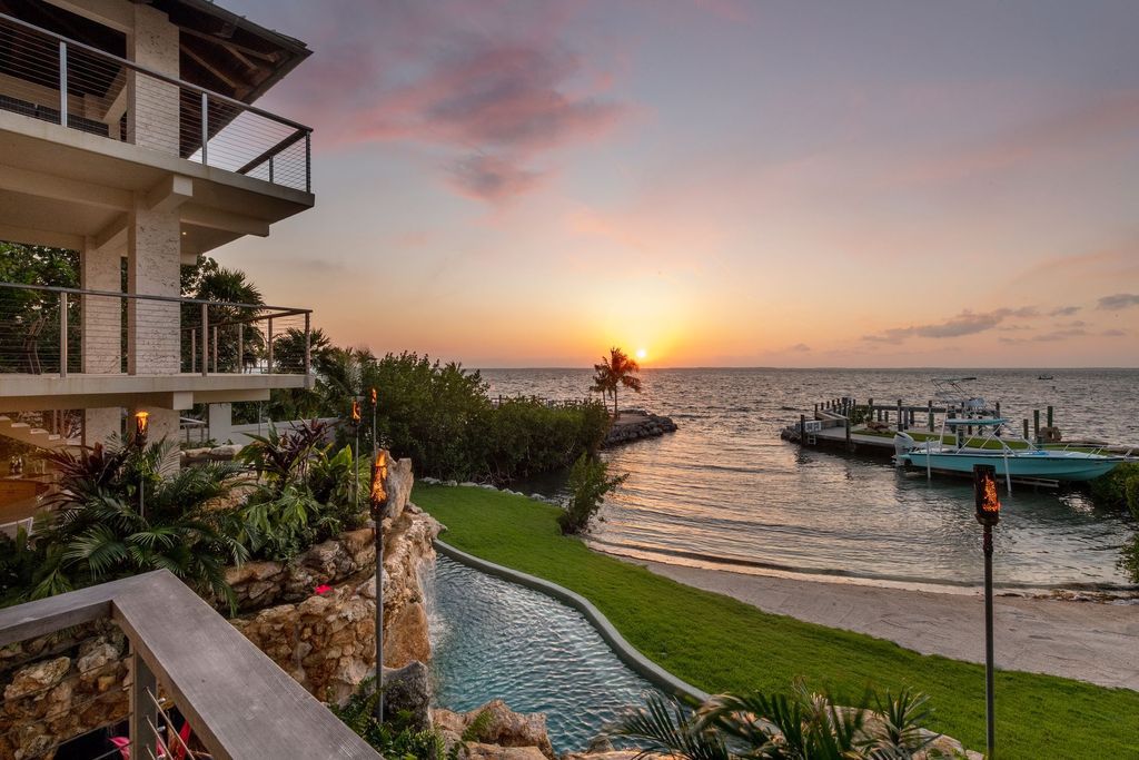 The Bayfront Home in Florida is a stunning estate with unparalleled architecture, craftsmanship and breathtaking views now available for sale. This home located at 158 Key Heights Dr, Tavernier, Florida