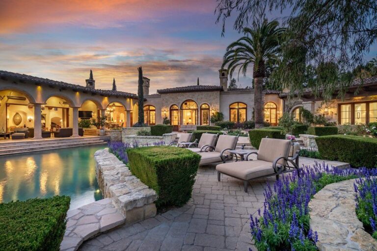 The Timeless Provence Farm House in Rancho Santa Fe on Market for $13,995,000
