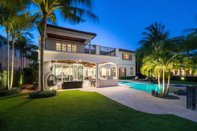 $11,5M Boca Raton Home features Warm Contemporary Clean-line Design