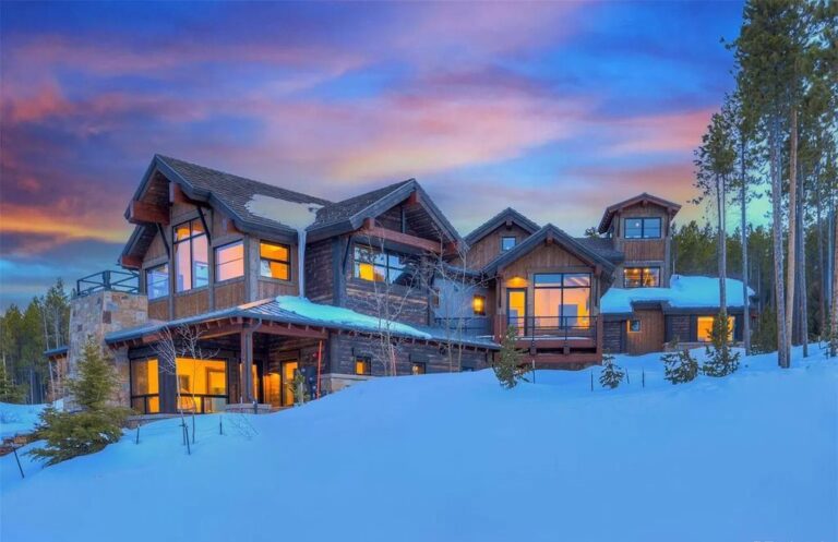 This $18.5M Colorado Mountain Home with Total Privacy for Entertaining