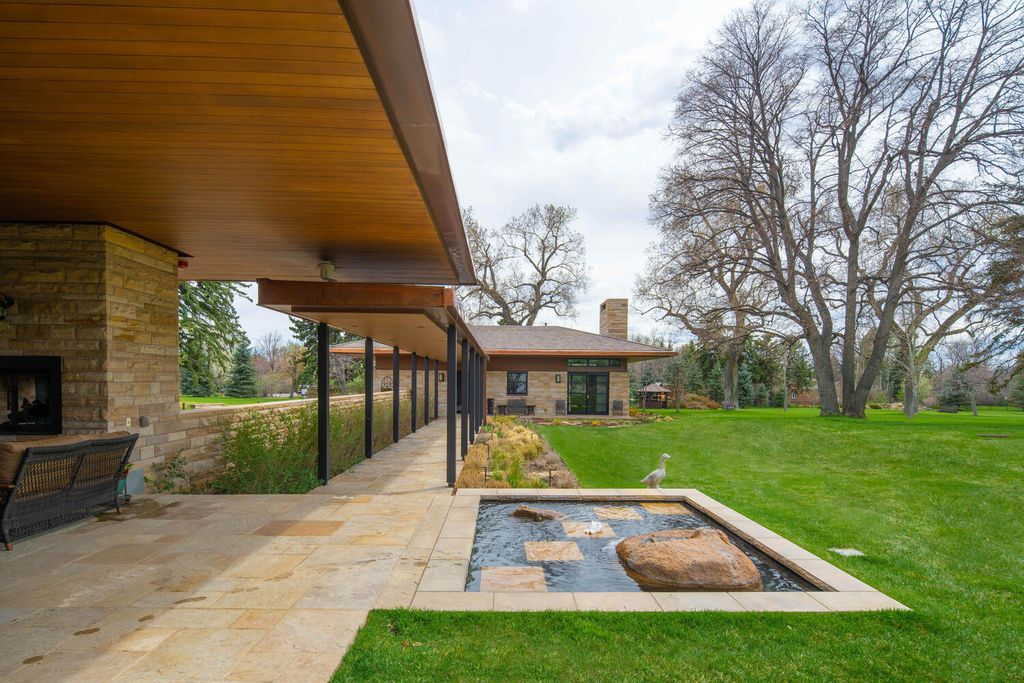 The Contemporary Home in Colorado is Denver’s finest residence sits on more than six acres walkable to Cherry Creek now available for sale. This home located at 9 Polo Club Ln, Denver, Colorado