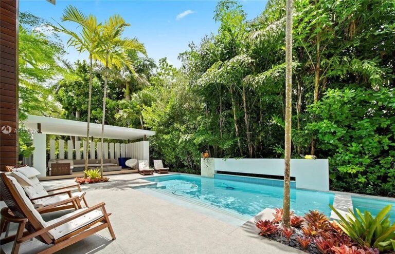 This $6.2M Tropical Modern Home in Miami comes with Lush Gardens