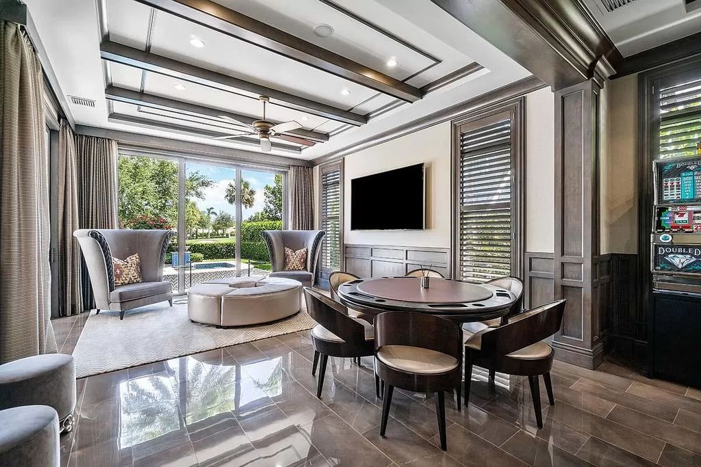 The Boca Raton Home is a luxurious estate offers an unprecedented perspective on resort-style golf course living now available for sale. This home located at 1300 Thatch Palm Dr, Boca Raton, Florida; offering 4 bedrooms and 6 bathrooms with over 6,000 square feet of living spaces.