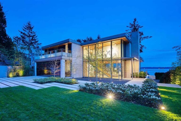 Tranquility and Serene by the Sea Villa in West Vancouver Selling for C$9,790,000
