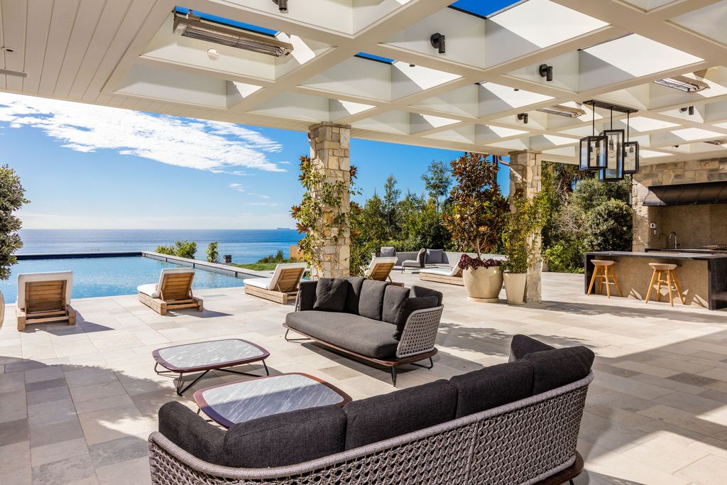 The Retreat in Malibu is a newly-constructed gated and private bluff-top property with panoramic ocean views now available for sale. This home located at 33740 Pacific Coast Hwy, Malibu, California