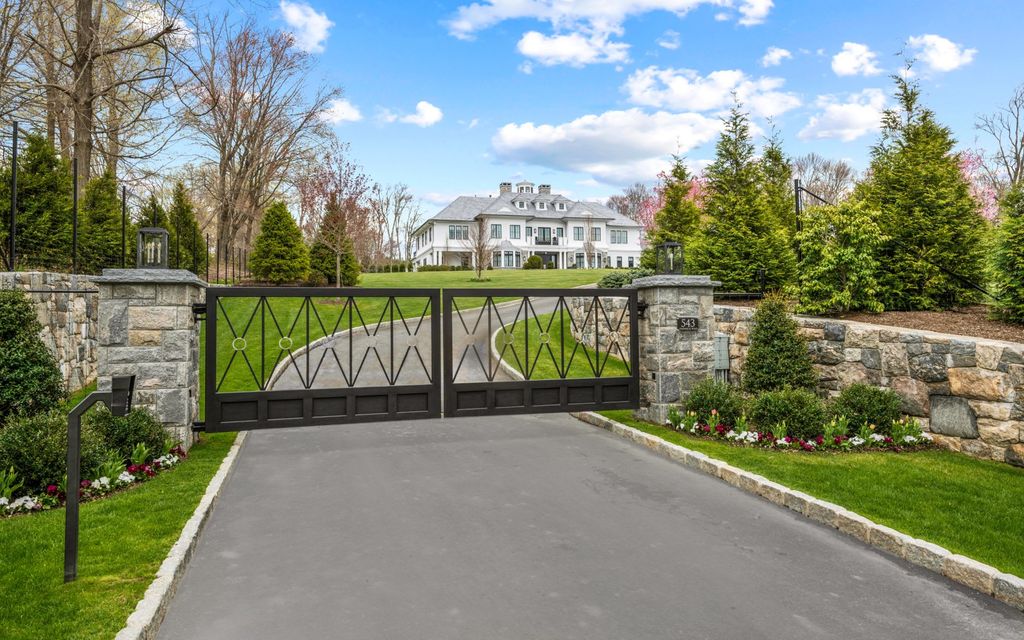 The Greenwich Mansion is a a premier new custom construction property, outfitted with symmetrical elegance and exquisite finishes now available for sale. This home located at 543 Stanwich Rd, Greenwich, Connecticut