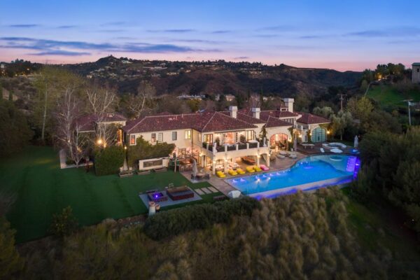 $39,995,000 Beverly Hills World Class Mansion has Stunning Pano Views