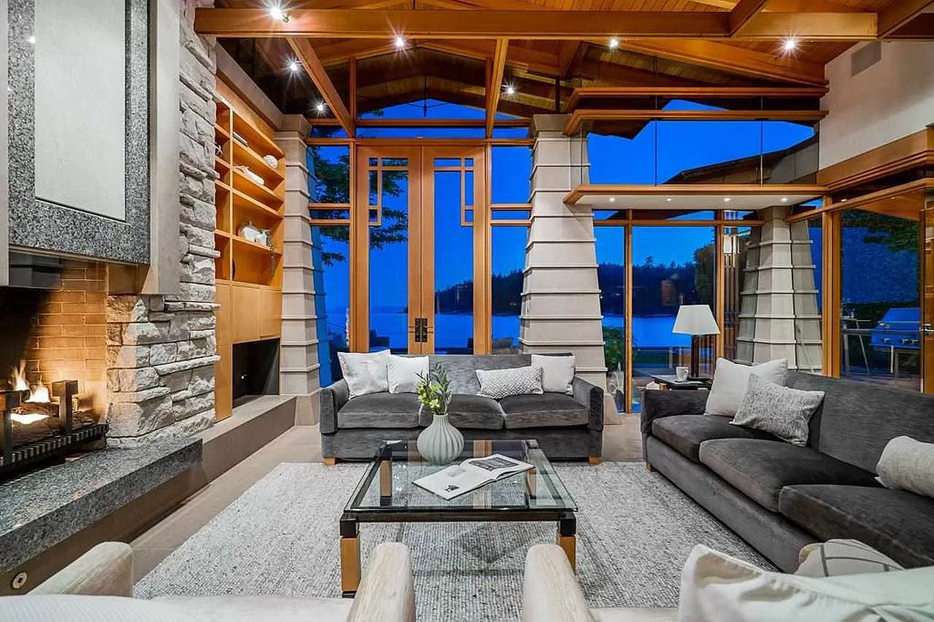 The Spectacular Waterfront Residence in West Vancouver offers the most stunning ocean views now available for sale. This home located at 4470 Ross Cres, West Vancouver, BC V7W 1B2, Canada