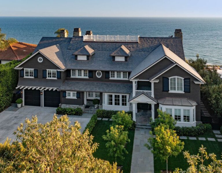 An Iconic Traditional Home in Pacific Palisades listed for $37,500,000