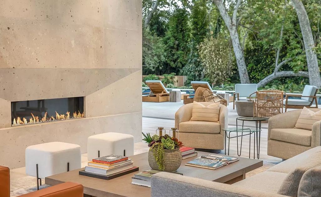 The Brand New Construction Brentwood Mansion is a property of equivalent modern elegance, privacy, and artful refinement now available for sale. This home located at 2500 Mandeville Canyon Rd, Los Angeles, California