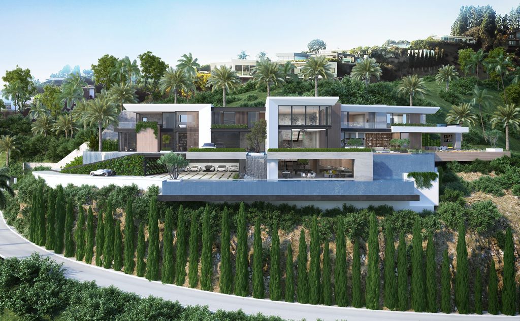 The Hollywood Hills Home is a project perched in the most prestigious location in Los Angeles was conceptualized by CLR Design Group;