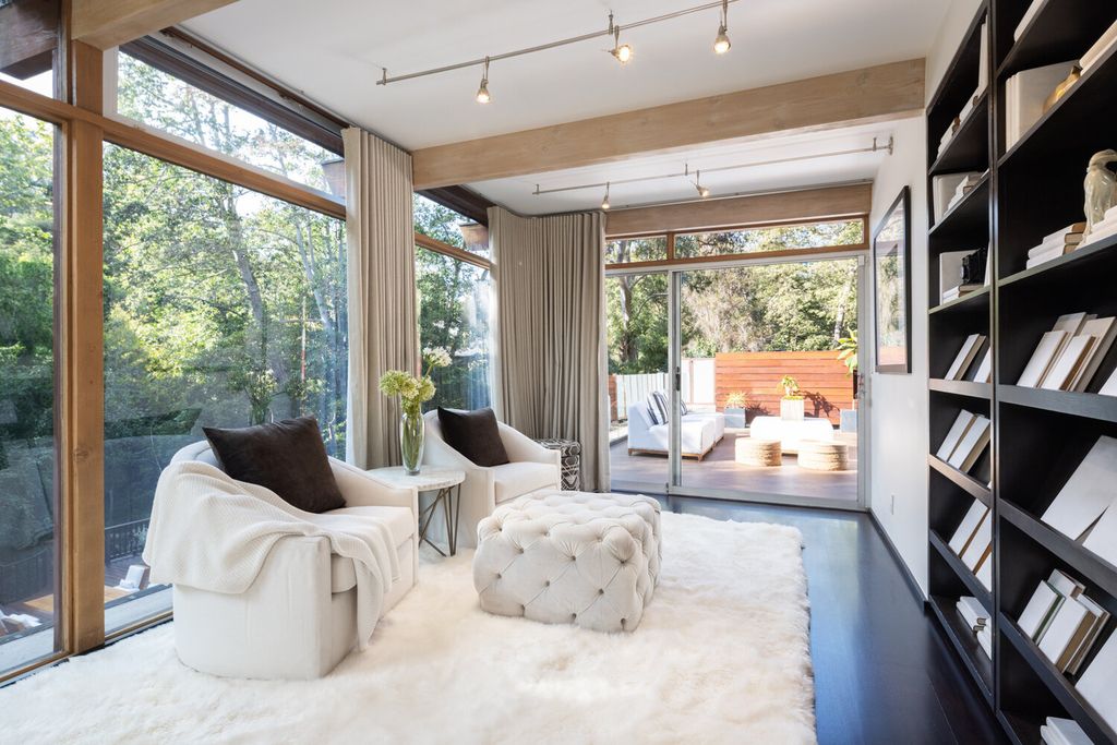 The Home in Santa Monica is a Rustic Canyon gem has been sensitively restored to its former glory with pine eaves now available for sale. This home located at 681 Brooktree Rd, Santa Monica, California