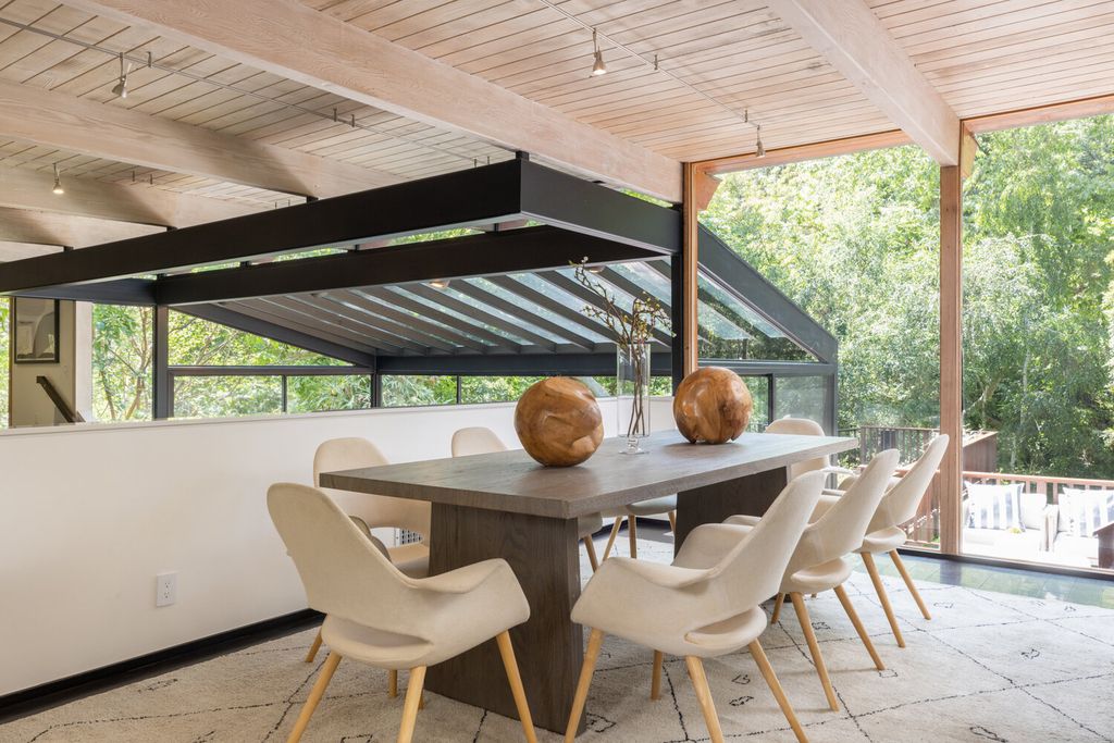 The Home in Santa Monica is a Rustic Canyon gem has been sensitively restored to its former glory with pine eaves now available for sale. This home located at 681 Brooktree Rd, Santa Monica, California