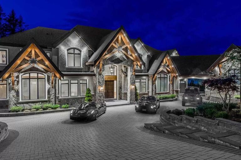 Enthralling Unparalleled Residence in Surrey Asks for C$8,880,000