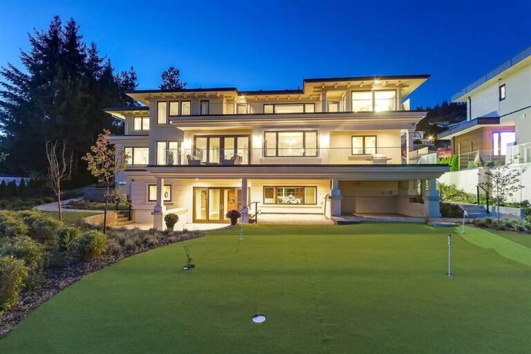 Exquisite Dream Home in West Vancouver with Breathtaking and Sweeping Ocean Views Sells for C$8,680,000
