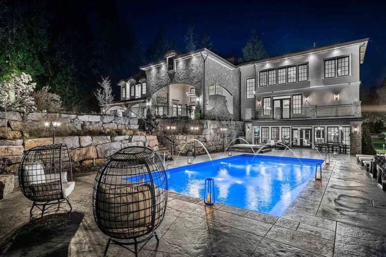 Grand-Scale Californian Inspired Mansion in Surrey on Market for C$7,500,000