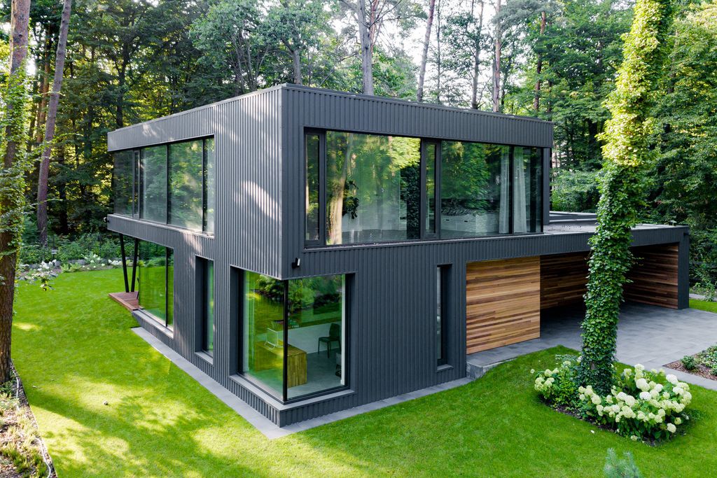 Impressive-House-Blended-Into-The-Forest-in-Poland-by-Z3Z-ARCHITEKCI-2