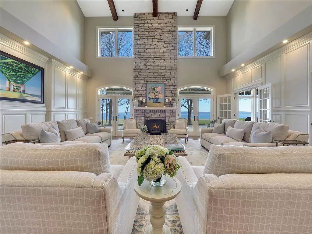 The Bay Harbor Estate is a luxurious home now available for sale. This home located at 5964 Coastal Cliffs Ct, Bay Harbor, Michigan