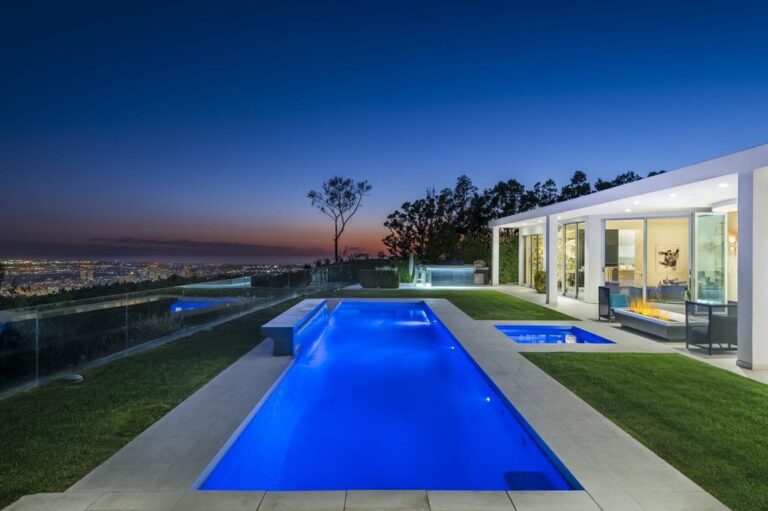 Newly Remodeled Mid-century Contemporary Home in Beverly Hills asks for $17,000,000