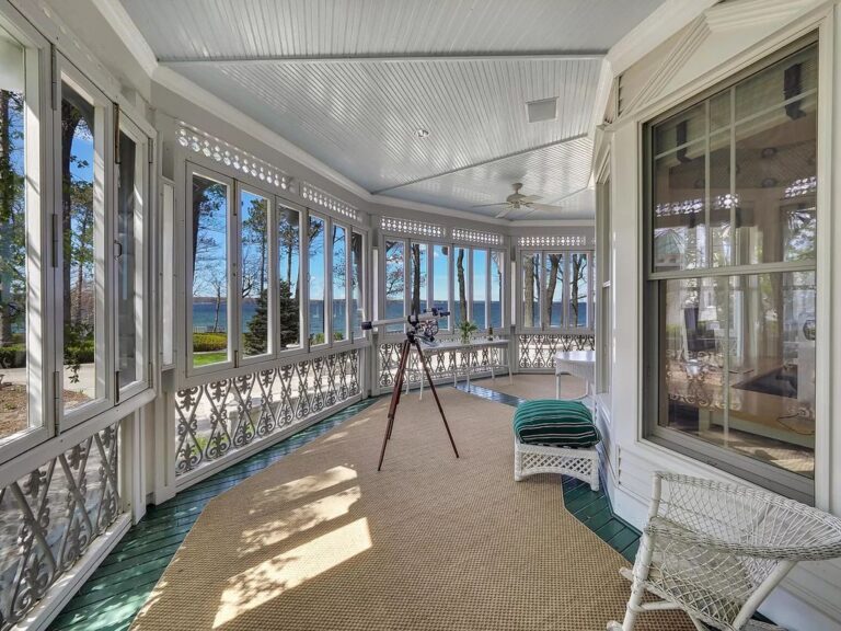 Recognizable Home in Michigan with Panoramic Views of Mullett Lake