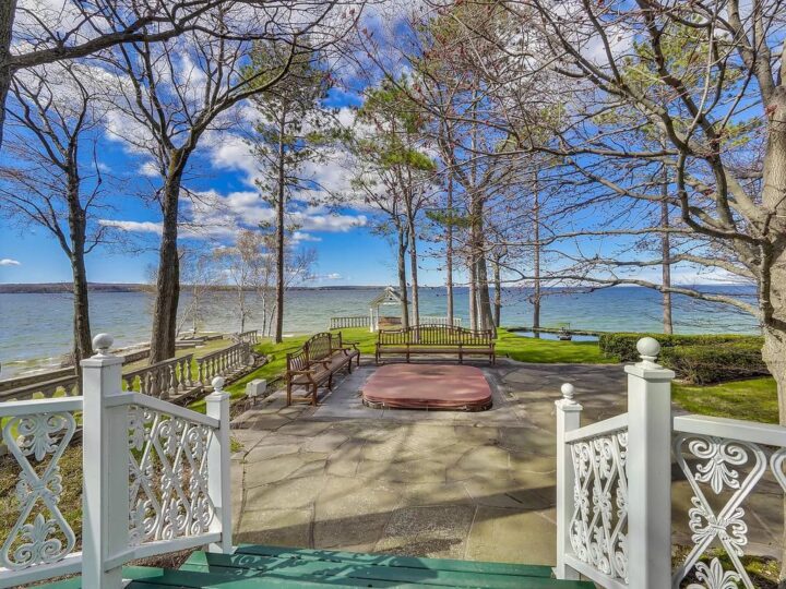 Recognizable Home in Michigan with Panoramic Views of Mullett Lake