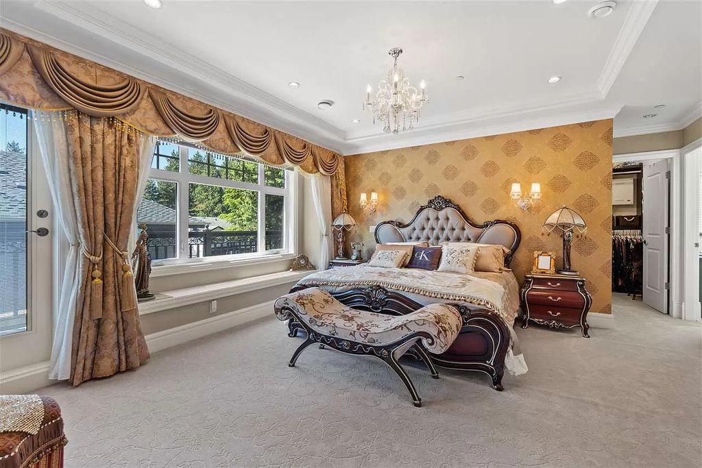 The Royal-style Vista House in Vancouver offers luxurious qualities now available for sale. This home located at 6487 Mccleery St, Vancouver, BC V6N 1G5, Canada