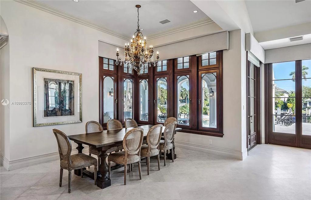 The Mediterranean Villa in Fort Lauderdale is the spectacular Italian inspired estate designed by renowned Randall Stofft Architects now available for sale. This home located at 2571 Del Lago Dr, Fort Lauderdale, Florida