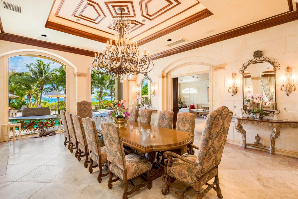 Sumptuous oceanfront residence in Florida with dramatic Atlantic Ocean views