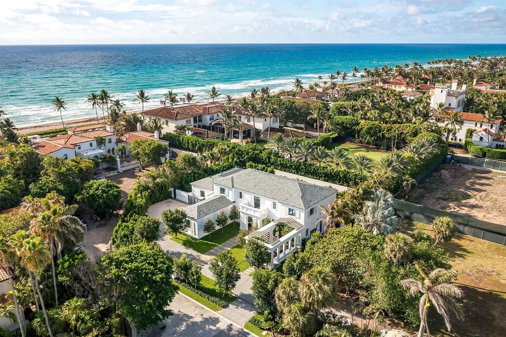 The Home in Palm Beach is a French Contemporary estate built incorporating the finest materials & craftsmanship now available for sale. This home located at 95 Middle Rd, Palm Beach, Florida