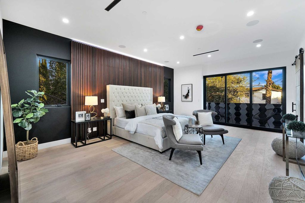 The Los Angeles Home is a gated property in the heart of Melrose Village showcases exquisite contemporary design now available for sale. This home located at 810 N Spaulding Ave, Los Angeles, California