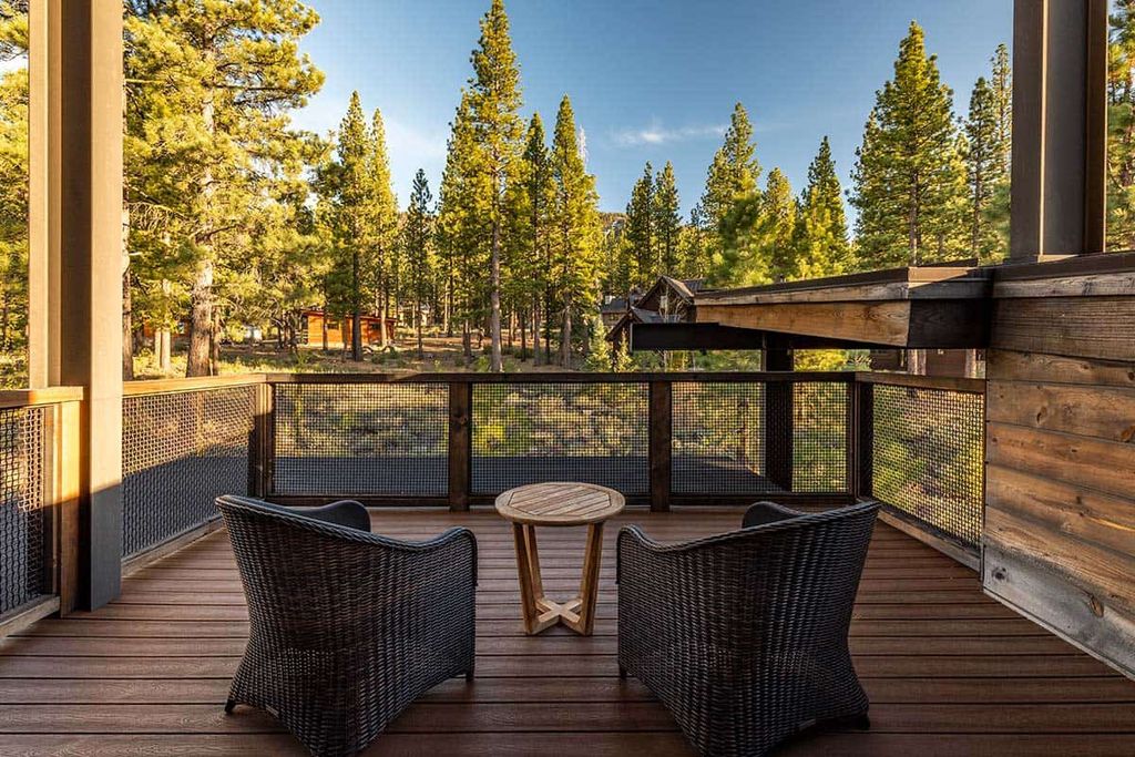 The Martis Camp Home is an attractive retreat with views of Lookout Mountain and has large outdoor patio off the great room with firepit now available for sale. This home located at 9625 Dunsmuir Way, Truckee, California