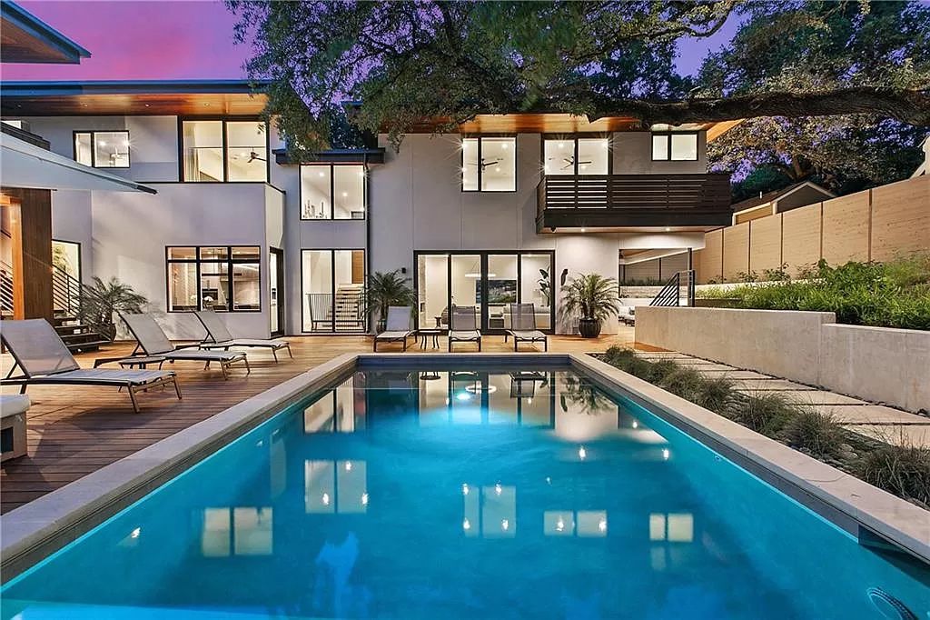 The Austin Home is a contemporary masterpiece in Travis Heights with Lush landscaping and unparalleled privacy now available for sale. This home located at 1015 Bonham Ter, Austin, Texas