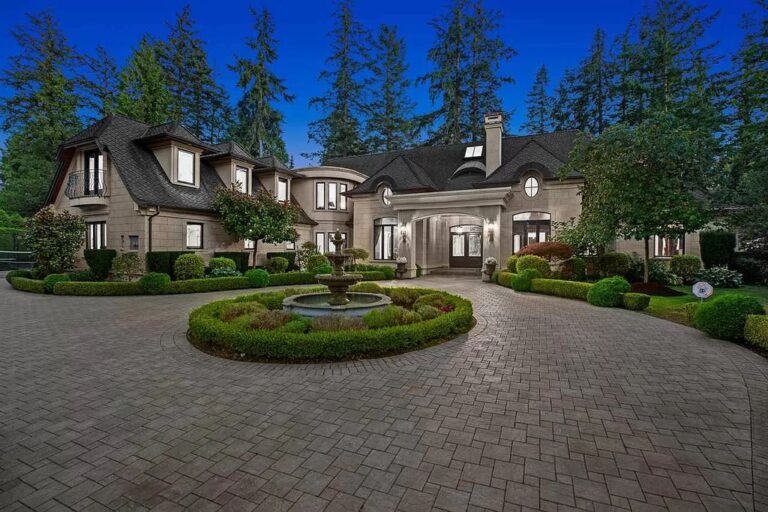 Timeless European Mansion in Surrey Known as The Crown Jewel of Elgin