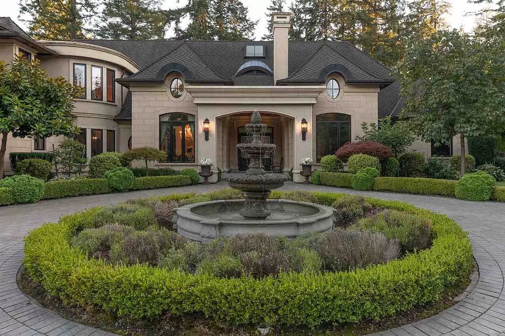 The Timeless European Mansion in Surrey seamlessly combines traditional design with custom interior finishings now available for sale. This home located at 13322 25th Ave, Surrey, BC V4P 1Y6, Canada