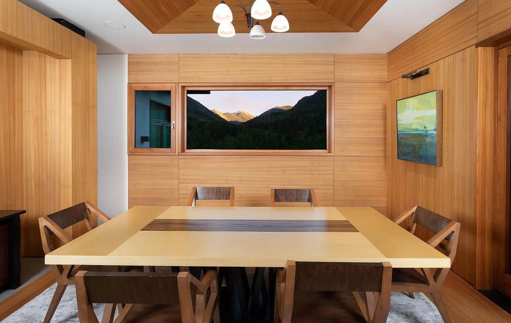 A Striking Colorado estate has meticulously crafted woodwork selling for $13,995,000