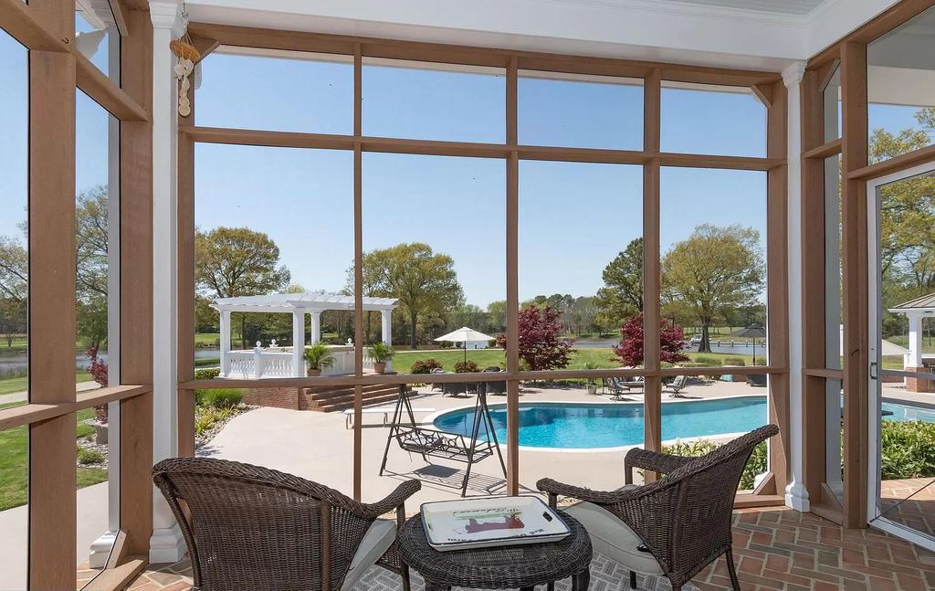 Island Creek, Maryland Perfectly Viewed from This Gracious $5,250,000 Farmhouse