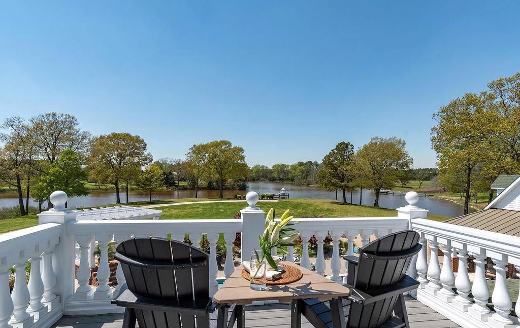 Island Creek, Maryland Perfectly Viewed from This Gracious $5,250,000 Farmhouse