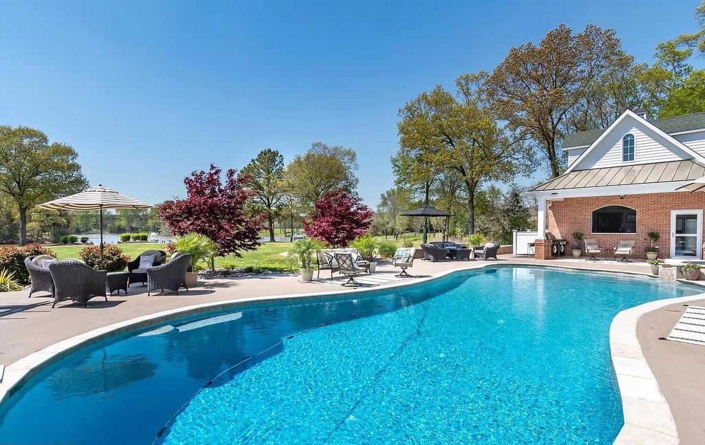 Island Creek, Maryland Perfectly Viewed from This Gracious $5,250,000 Farmhouse