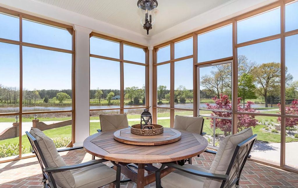 Island Creek, Maryland Perfectly Viewed from This Gracious $5,250,000 Farmhouse