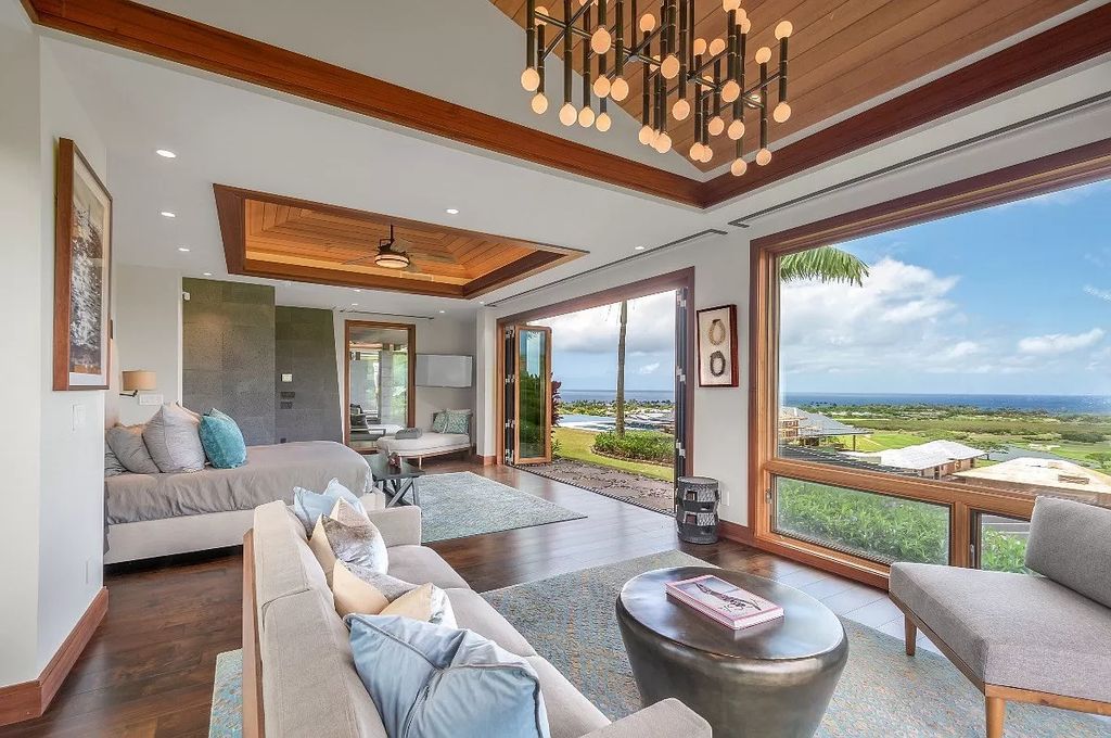 Sense of  Harmony with Nature, this Gracious Estate with Warm-wood Ceilings and Stone Floors Hits Hawaii Market for $15,500,000